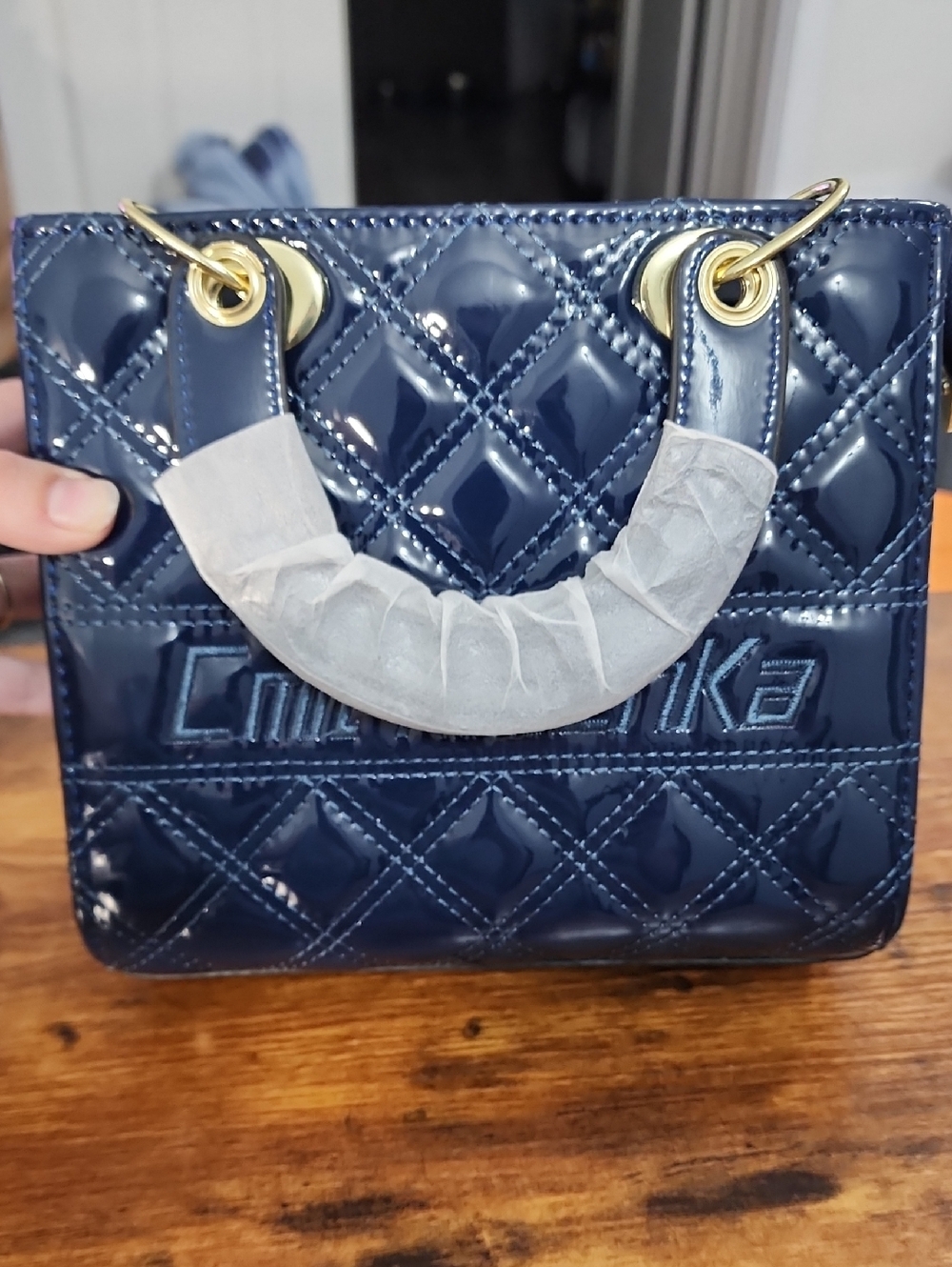 Luxury Crocodile Embossed Handbag, Women's Fashion Tote Bag, Shoulder, Crossbody - Picture 2 of 10